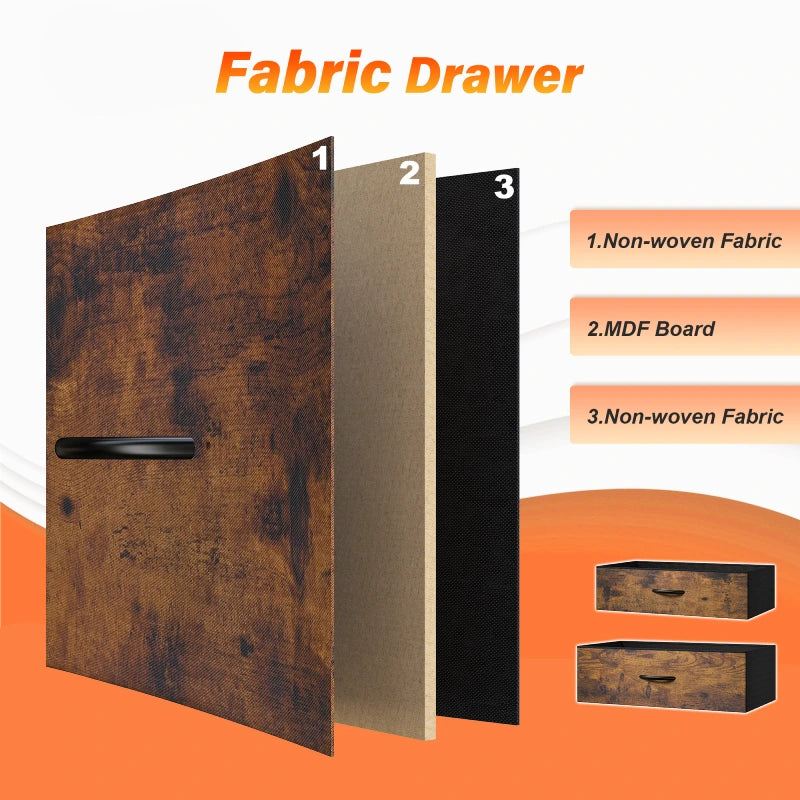 12-Drawer TV Stand Dresser with Power Outlets & LED Lights – Modern Media Console for 75 TV 5