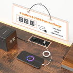 12-Drawer TV Stand Dresser with Power Outlets & LED Lights – Modern Media Console for 75 TV 7