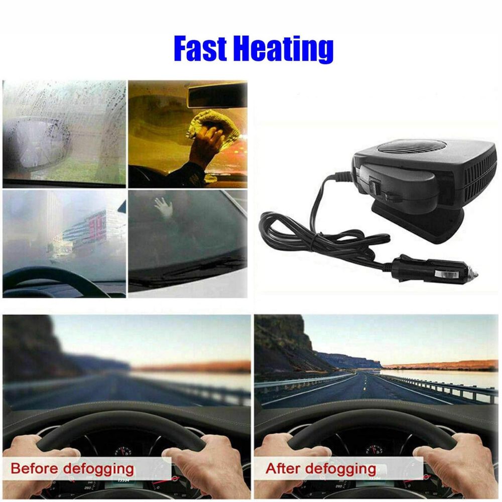 12V Ceramic Car Heater – 150W & 300W Portable Car Heater for Winter Comfort & Instant Warmth 3