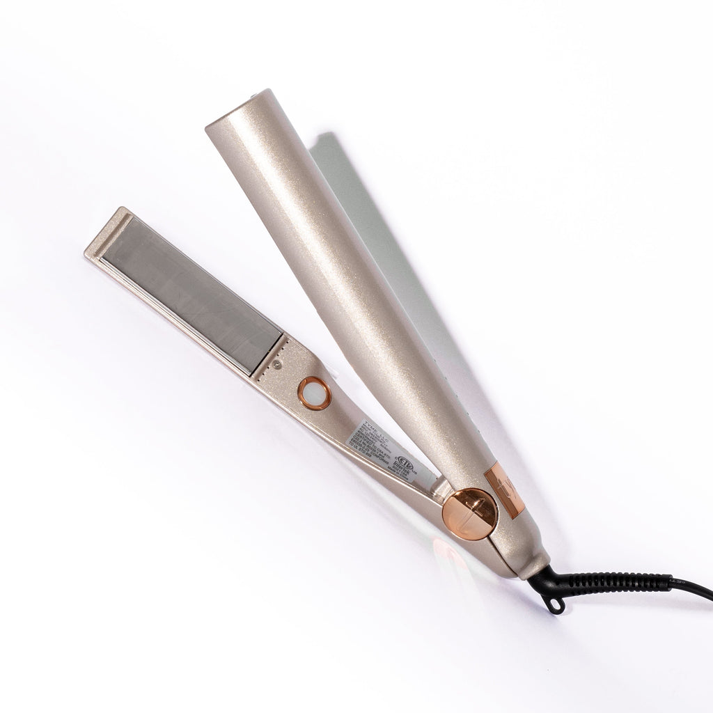 2-in-1 Hair Straightener and Curler - Fast Heating Titanium Iron 0