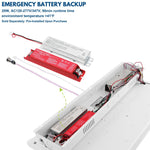 2FT LED Light Fixture 105W/90W/80W Selectable Color Temperature 16,500 Lumens 4