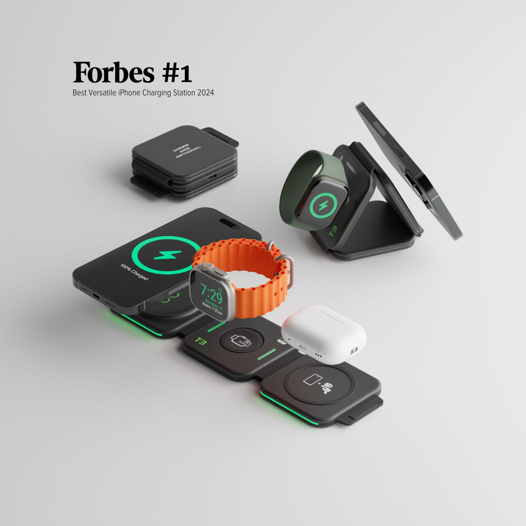 3 in 1 Wireless Charging Station for Apple Watch, iPhone, and AirPods 0