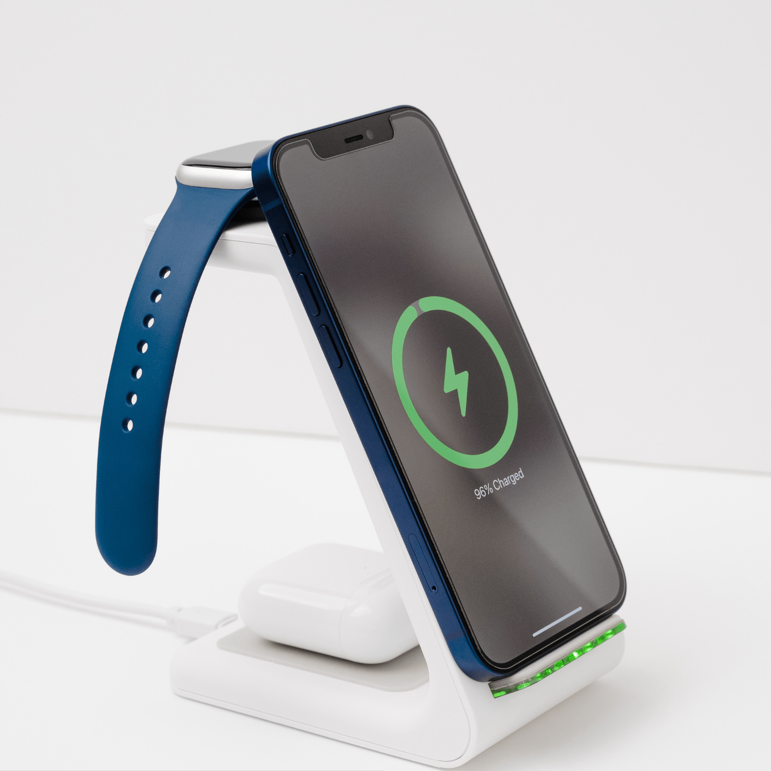 3 in 1 Wireless Charging Station for Apple, Samsung, Smartwatch, and AirPods 1