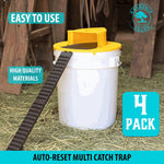 4-Pack Bucket Lid Mouse Trap – Humane Mice Traps for Effective Indoor & Outdoor Rodent Control 3