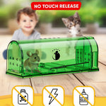 4-Pack Humane Mouse Traps – Safe, Easy Live Catch Mice Traps for Home Use 1