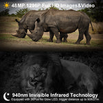 64MP Waterproof Game Camera 4-Pack Motion Activated Trail Cameras for Wildlife Tracking 5