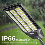 9000W Solar Street Light 180000 Lumens Motion Sensor Outdoor LED Solar Street Lamp 5