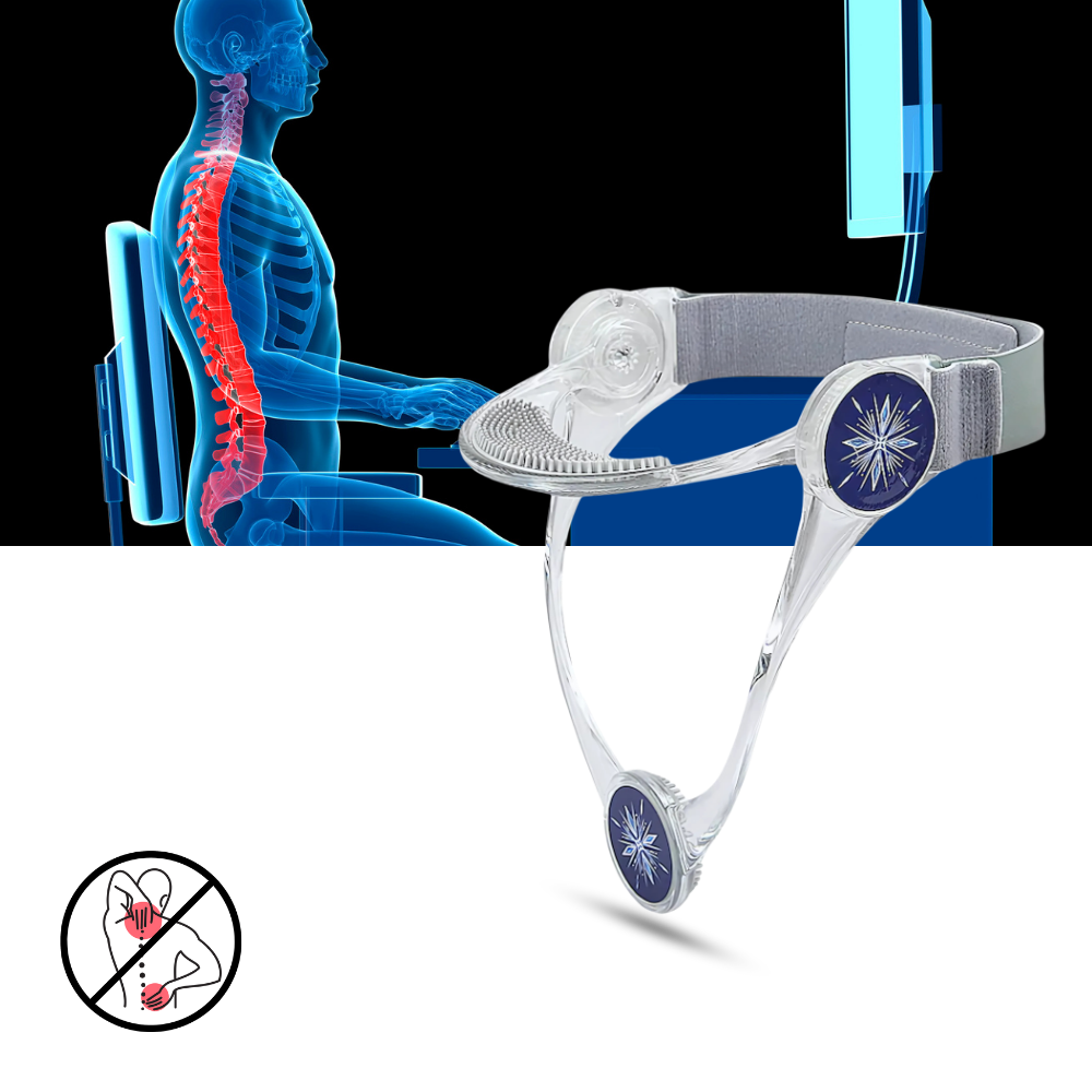 Adjustable Neck Posture Corrector Lightweight Ergonomic Support for Improved Posture 1