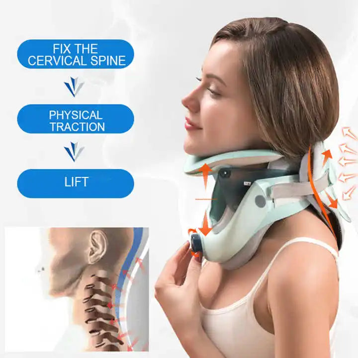 Adjustable Neck Stretcher Collar for Cervical Spine Pain Relief 4