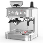 All-in-One Espresso Machine with Built-In Grinder and Milk Frother 0