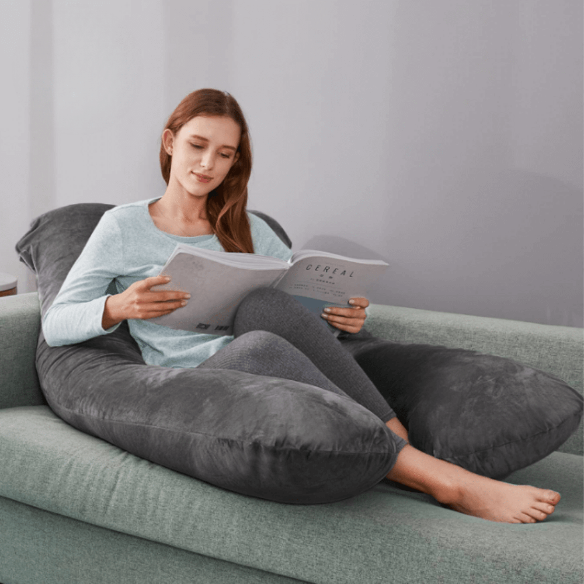 AuraForm Body Pillow for Ultimate Comfort and Support 2