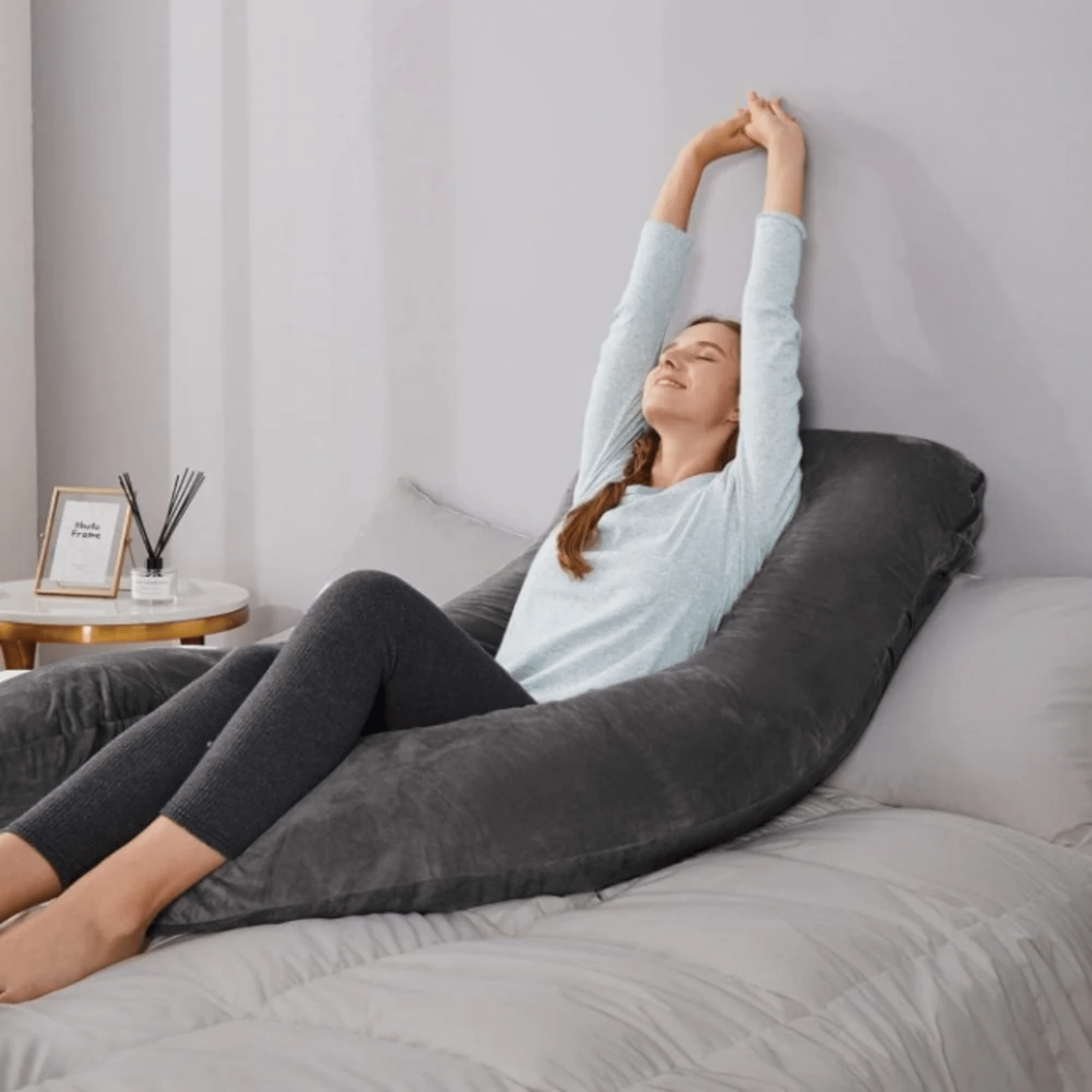 AuraForm Body Pillow for Ultimate Comfort and Support 4