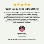 AuraGrounded™ Fitted Sheets – Enhanced Sleep Quality & Well-Being | Natural Grounding Benefits 4