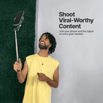 AutoFocus Tripod for Creators 360° Face Tracking Selfie Stick with Light and Remote 2