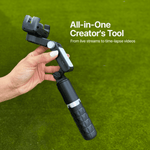 AutoFocus Tripod for Creators 360° Face Tracking Selfie Stick with Light and Remote 7