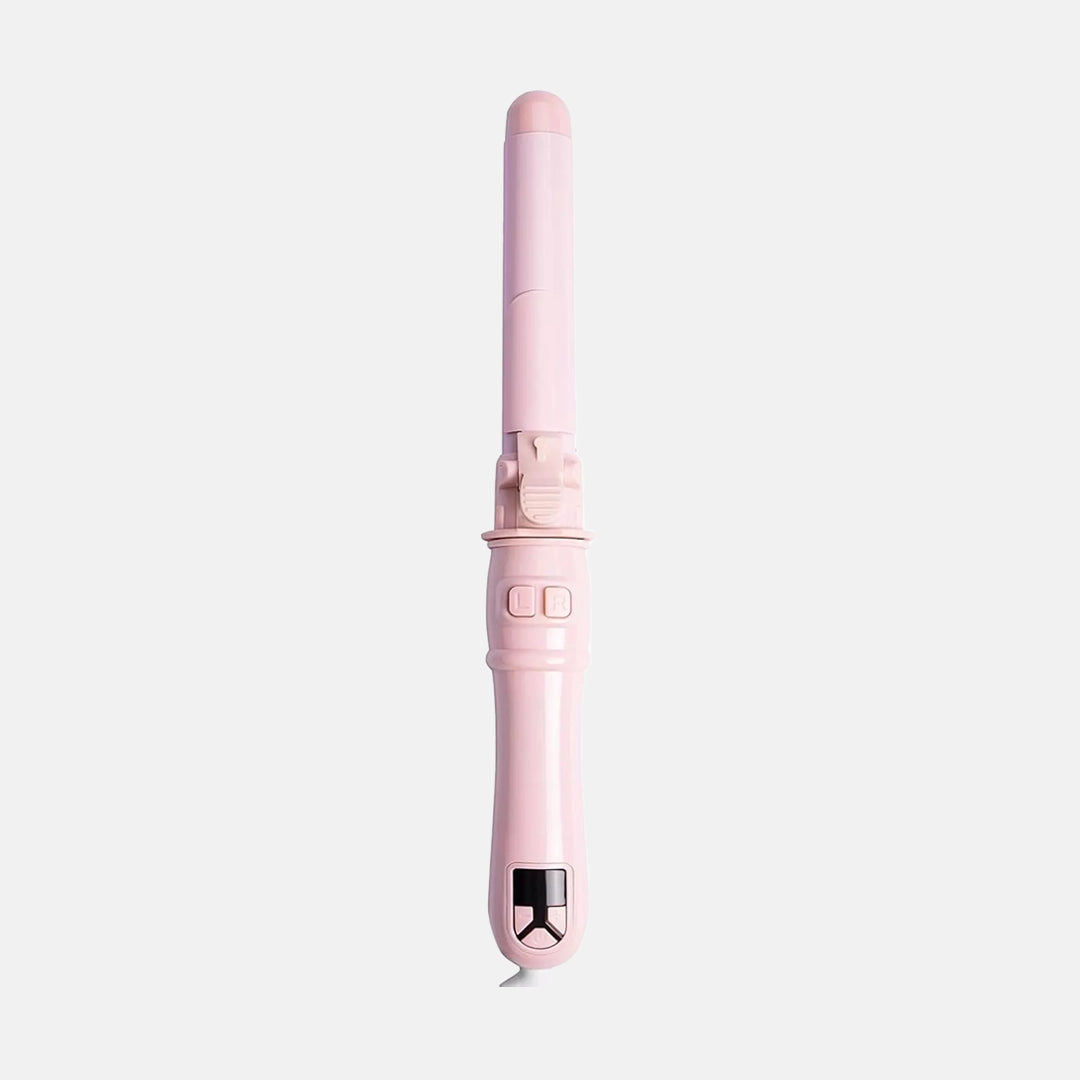 Auto Rotating Curling Iron with LED Display and Smart Temperature Settings 1