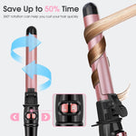 Auto Rotating Curling Iron with LED Display and Smart Temperature Settings 2