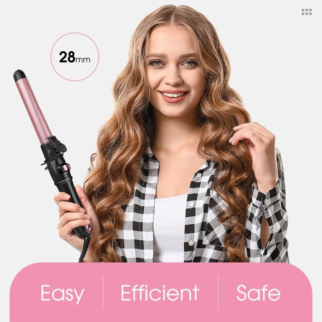 Auto Rotating Curling Iron with LED Display and Smart Temperature Settings 6