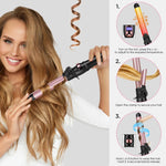 Auto Rotating Curling Iron with LED Display and Smart Temperature Settings 8