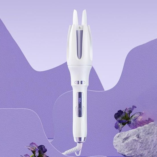 Automatic Ceramic Hair Curler Cordless Rechargeable Adjustable Heat Settings 5