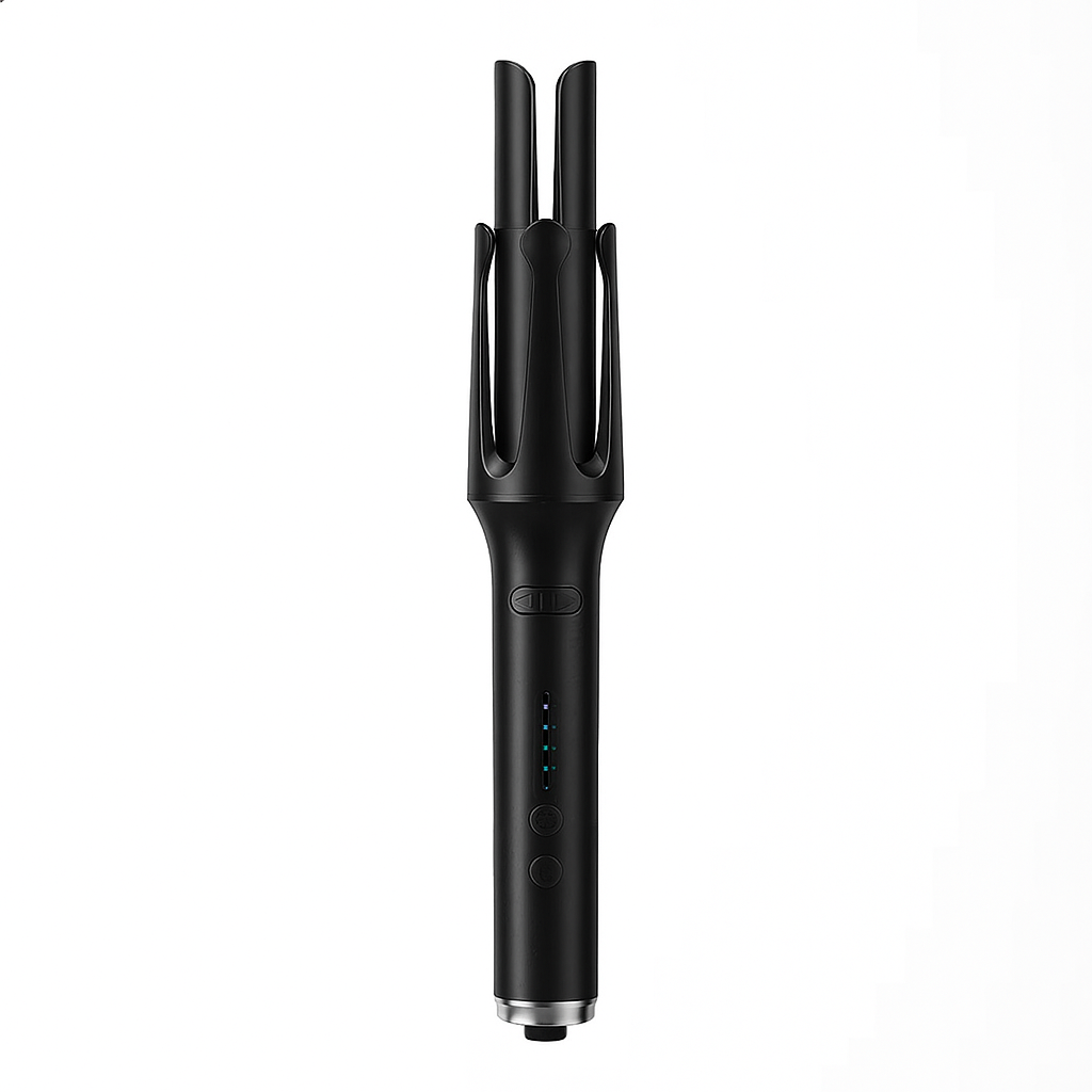 Automatic Rotating Curling Wand 2 in 1 Ceramic Hair Curler for Effortless Curls 4