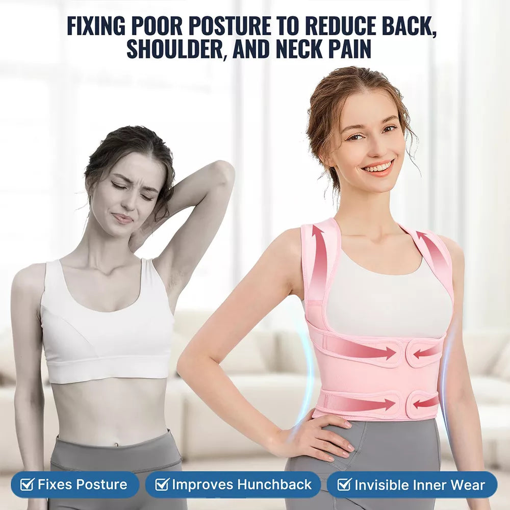 BackHale™ Back Brace Posture Corrector - Best Back Support Brace for Posture & Pain Relief 2