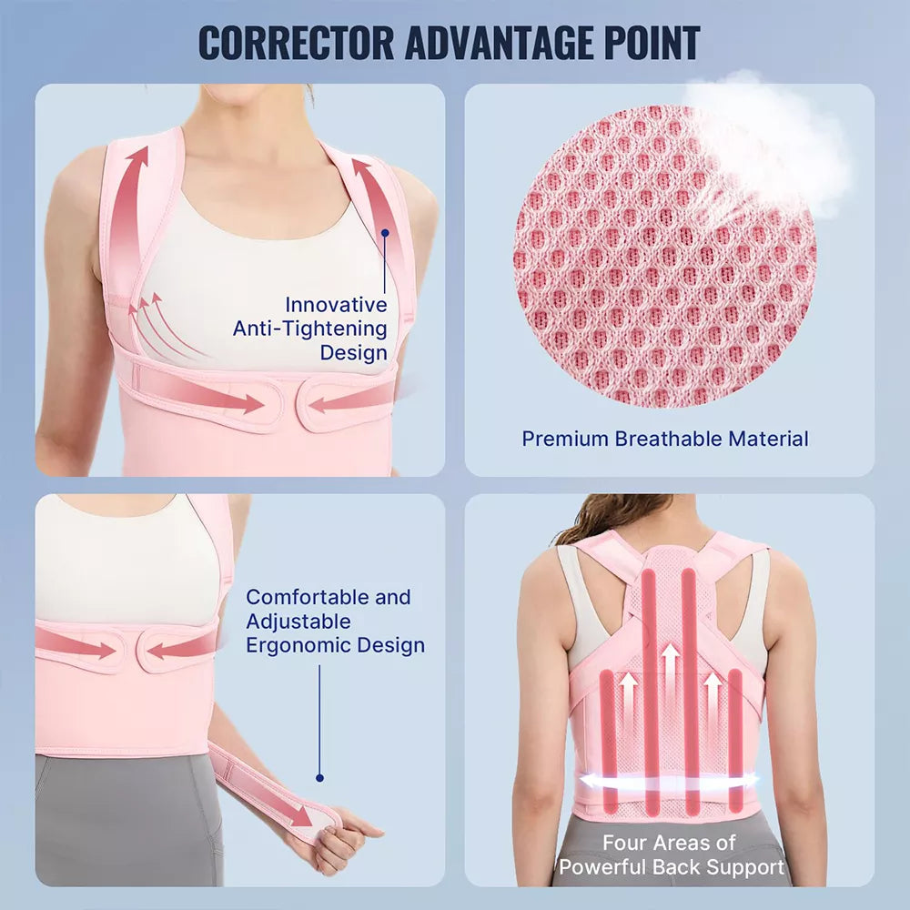 BackHale™ Back Brace Posture Corrector - Best Back Support Brace for Posture & Pain Relief 3