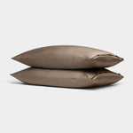 Bamboo Pillowcases – Soft, Breathable & Durable | Set of Two for Ultimate Comfort in Driftwood Color 11