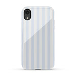 Blue Stripes Phone Case Soft Vertical Stripes Chic Design for Spring 10
