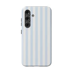 Blue Stripes Phone Case Soft Vertical Stripes Chic Design for Spring 12
