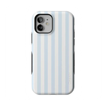 Blue Stripes Phone Case Soft Vertical Stripes Chic Design for Spring 13