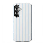 Blue Stripes Phone Case Soft Vertical Stripes Chic Design for Spring 15