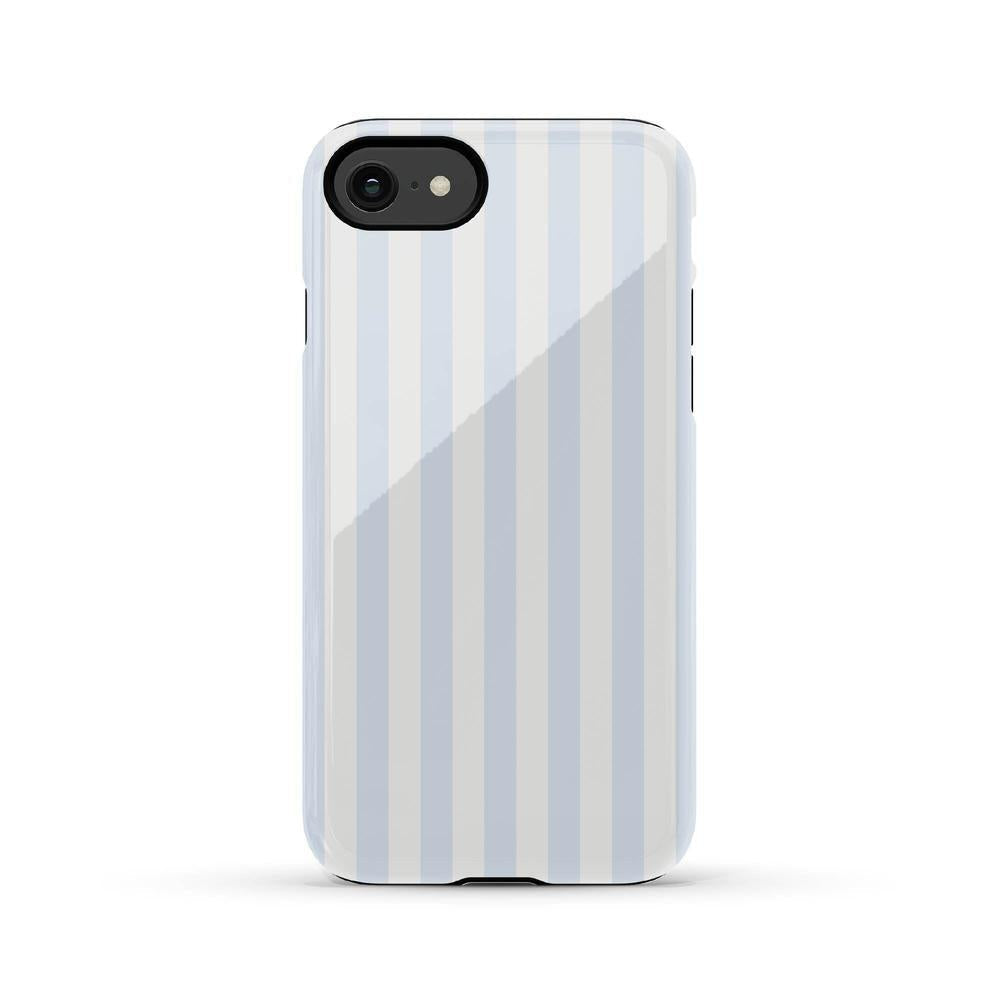 Blue Stripes Phone Case Soft Vertical Stripes Chic Design for Spring 16
