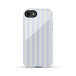 Blue Stripes Phone Case Soft Vertical Stripes Chic Design for Spring 16