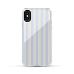 Blue Stripes Phone Case Soft Vertical Stripes Chic Design for Spring 19