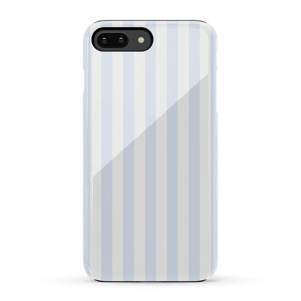 Blue Stripes Phone Case Soft Vertical Stripes Chic Design for Spring 20