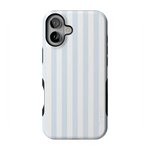 Blue Stripes Phone Case Soft Vertical Stripes Chic Design for Spring 29