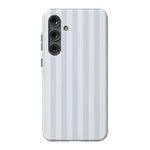 Blue Stripes Phone Case Soft Vertical Stripes Chic Design for Spring 31