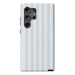 Blue Stripes Phone Case Soft Vertical Stripes Chic Design for Spring 40