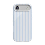 Blue Stripes Phone Case Soft Vertical Stripes Chic Design for Spring 41