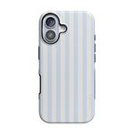 Blue Stripes Phone Case Soft Vertical Stripes Chic Design for Spring 45