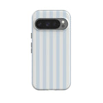 Blue Stripes Phone Case Soft Vertical Stripes Chic Design for Spring 47