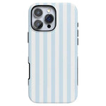 Blue Stripes Phone Case Soft Vertical Stripes Chic Design for Spring 4