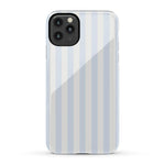 Blue Stripes Phone Case Soft Vertical Stripes Chic Design for Spring 59