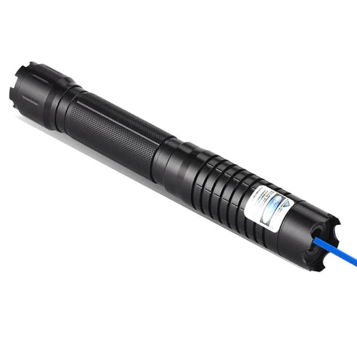 Burning Blue High - Power Tactical Laser Torch – Survival Flashlight for Outdoor Adventures - Trendyhousehold.co