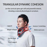 Cervical Neck Traction Device Adjustable Airbag Support for Pain Relief - Trendyhousehold.co