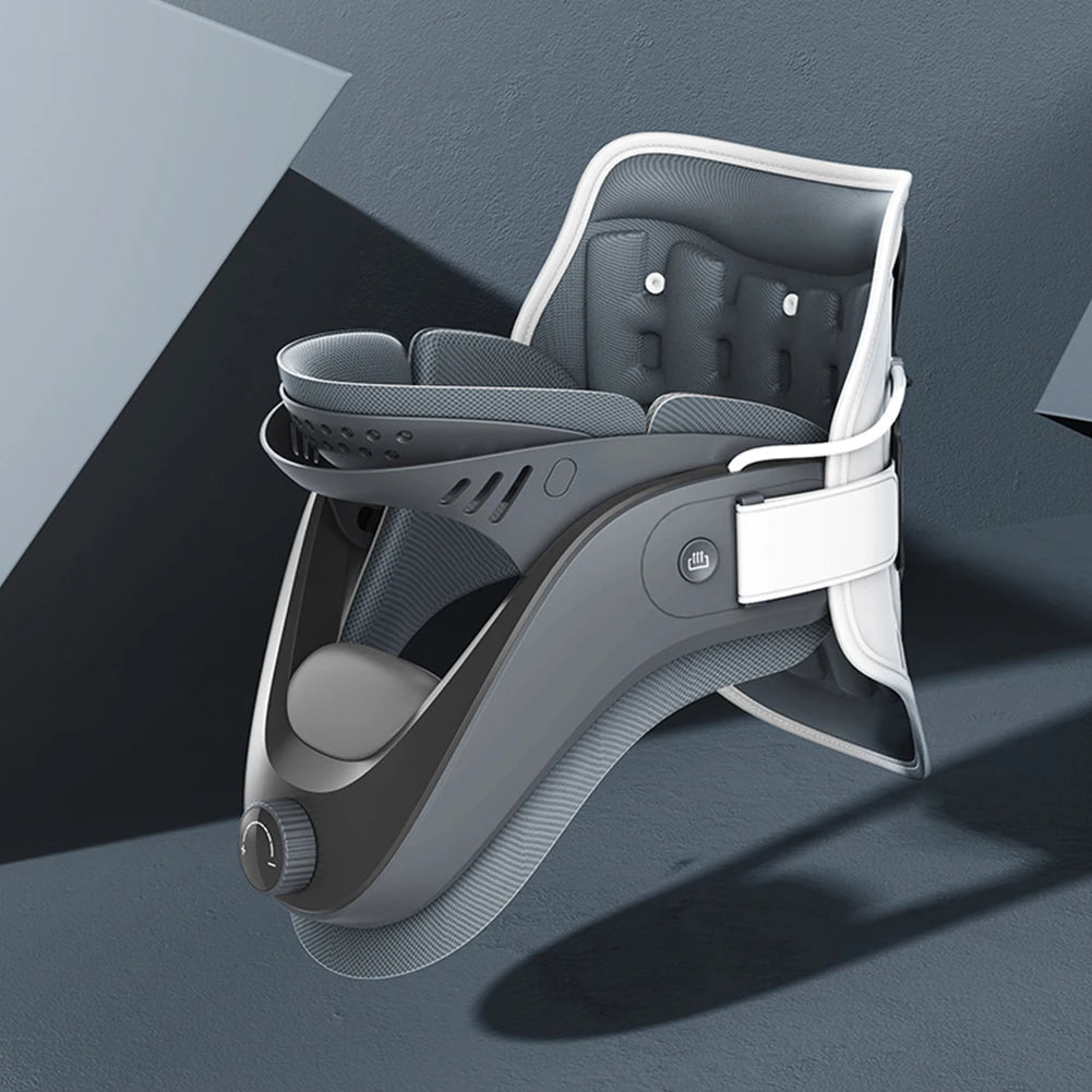 Cervical Neck Traction Device Adjustable Airbag Support for Pain Relief - Trendyhousehold.co