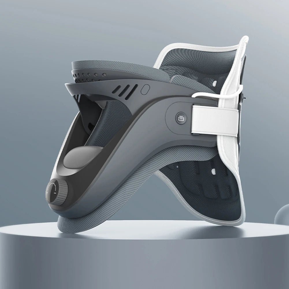 Cervical Neck Traction Device Adjustable Airbag Support for Pain Relief - Trendyhousehold.co