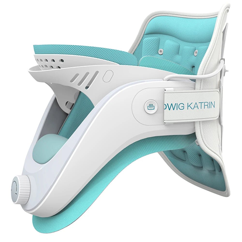 Cervical Neck Traction Device Adjustable Airbag Support for Pain Relief - Trendyhousehold.co