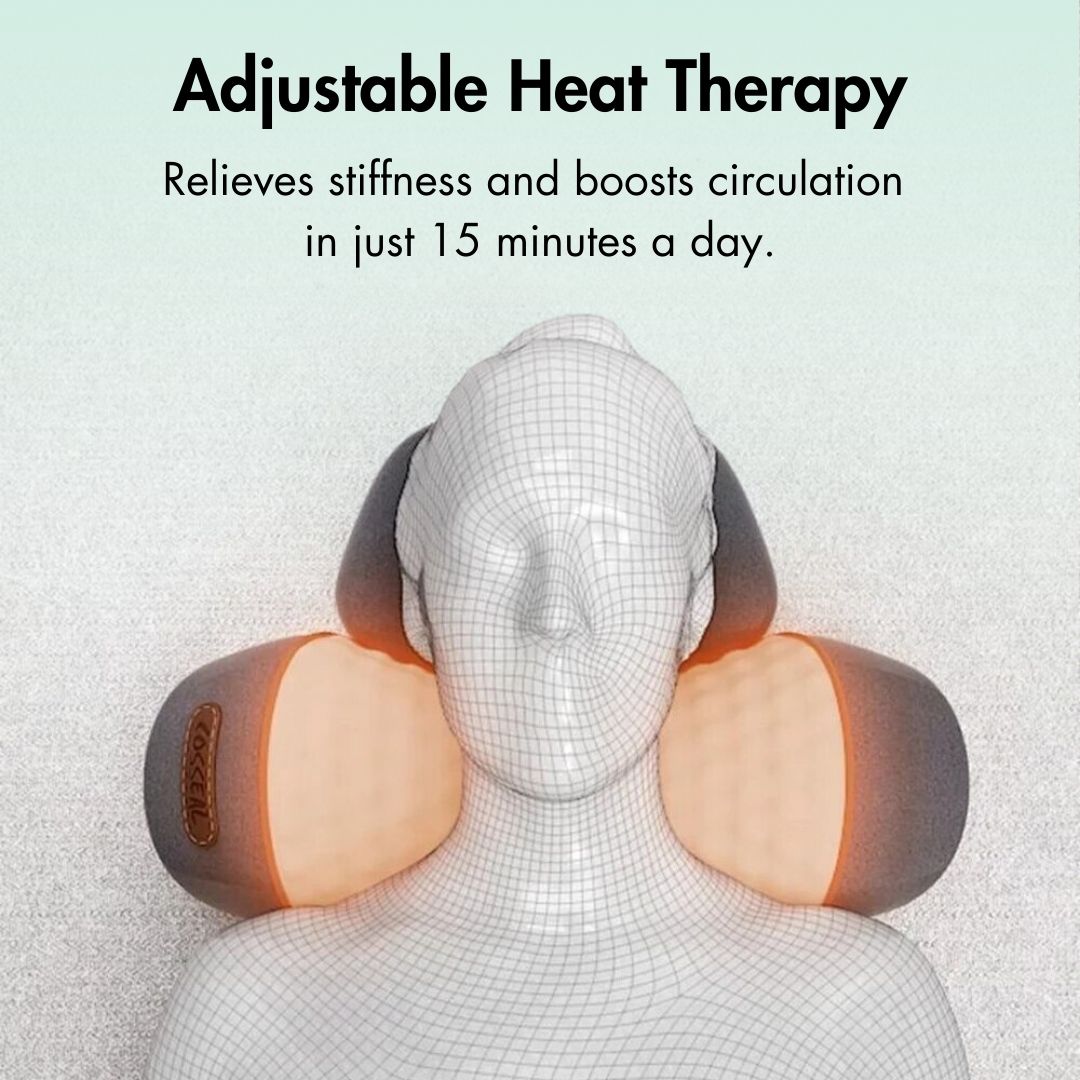 Cervical Traction Device with Heat and Massage Therapy for Neck Pain Relief 3
